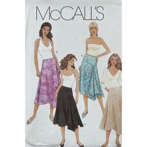 McCalls Sewing Pattern 4386 Skirt Misses Size‎ 12-18